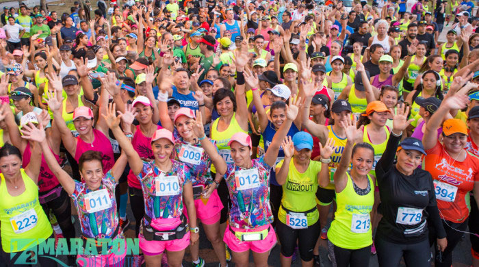 Coureurs au Semi-Marathon de Cancún